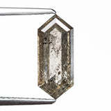 2.19ct 12.67x5.30x3.21mm Hexagon Rosecut 27538 - 55 - Lelya - bespoke engagement and wedding rings made in Scotland, UK