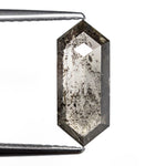 2.19ct 12.67x5.30x3.21mm Hexagon Rosecut 27538 - 55 - Lelya - bespoke engagement and wedding rings made in Scotland, UK