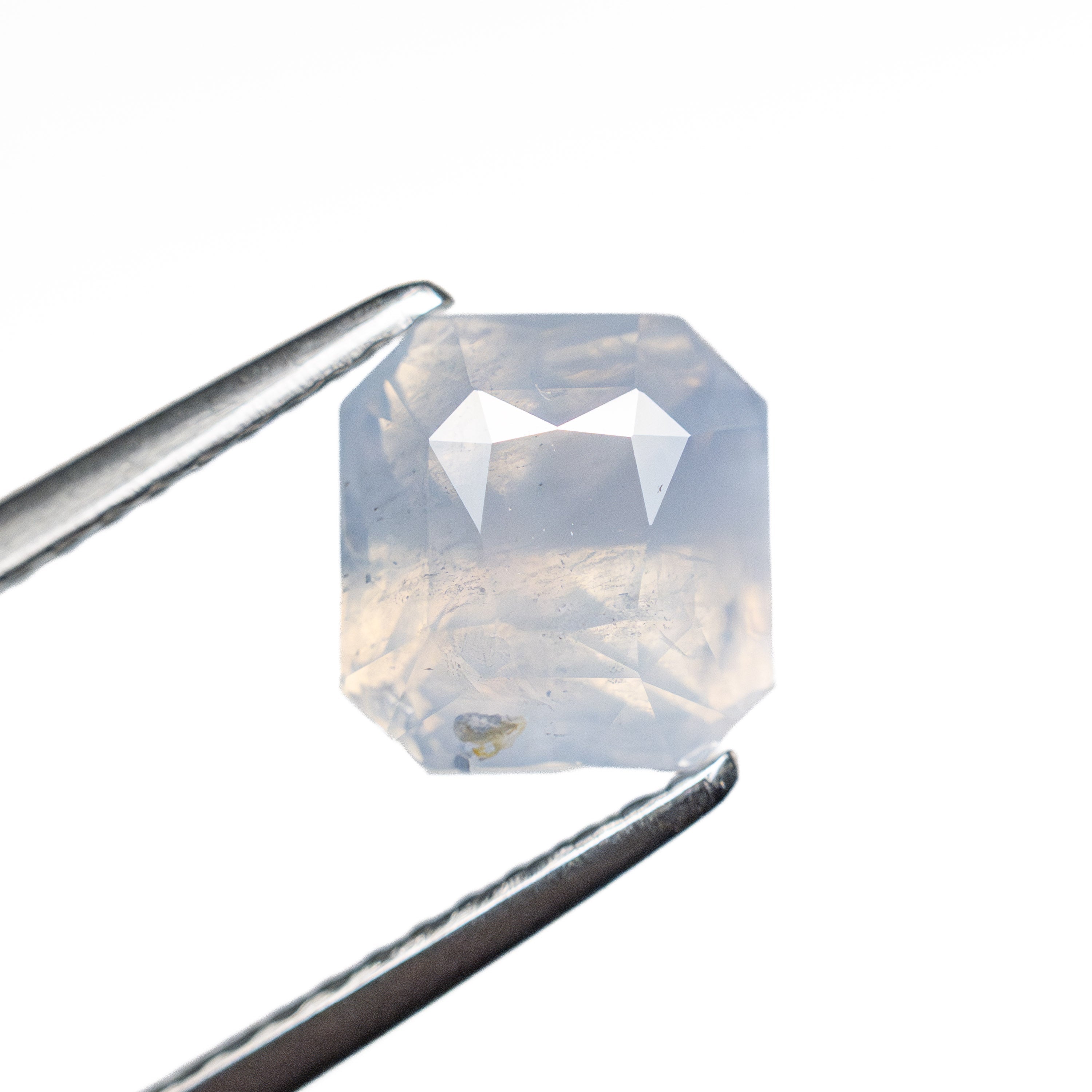 2.19ct 6.98x6.60x5.16mm Cut Corner Rectangle Brilliant Sapphire 25861 - 01 - Lelya - bespoke engagement and wedding rings made in Scotland, UK