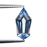2.20ct 12.04x5.89x3.76mm Shield Step Cut Sapphire 28253-01 - Lelya - bespoke engagement and wedding rings made in Scotland, UK