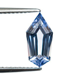 2.20ct 12.04x5.89x3.76mm Shield Step Cut Sapphire 28253-01 - Lelya - bespoke engagement and wedding rings made in Scotland, UK