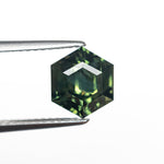 2.21ct 8.35x7.26x4.85mm Hexagon Step Cut Sapphire 27321 - 01 - Lelya - bespoke engagement and wedding rings made in Scotland, UK