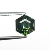 2.21ct 8.35x7.26x4.85mm Hexagon Step Cut Sapphire 27321 - 01 - Lelya - bespoke engagement and wedding rings made in Scotland, UK