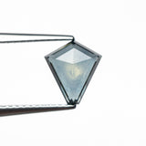 1.59ct 8.57x7.72x2.93mm Shield Rosecut Sapphire 22266-36