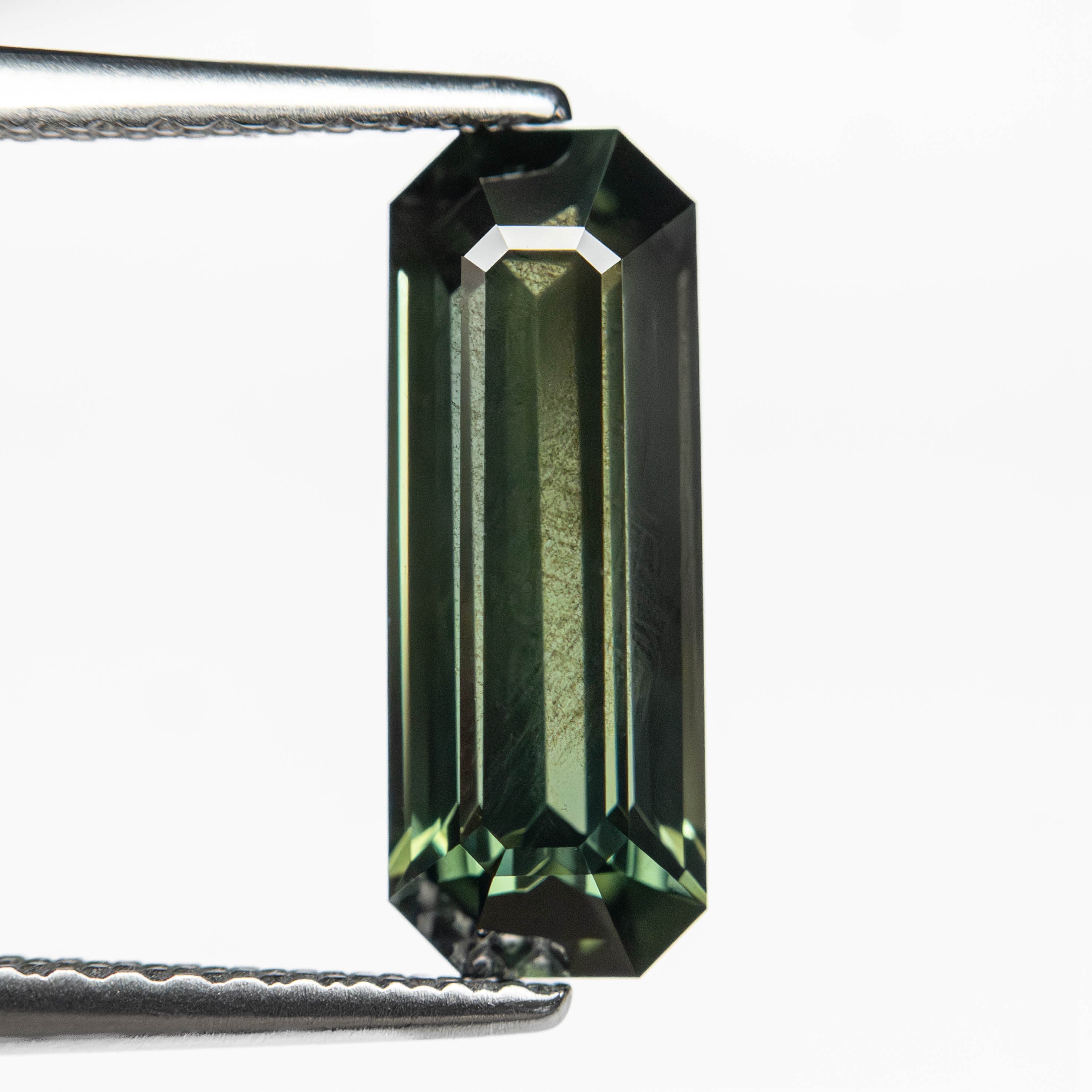 2.24ct 12.42x4.64x3.64mm Cut Corner Rectangle Step Cut Sapphire 27331 - 02 - Lelya - bespoke engagement and wedding rings made in Scotland, UK