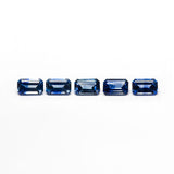 2.25cttw 5pc 5.5x3.5mm Cut Corner Rectangle Step Cut Sapphires 27722-01 - Lelya - bespoke engagement and wedding rings made in Scotland, UK