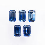 2.25cttw 5pc 5.5x3.5mm Cut Corner Rectangle Step Cut Sapphires 27722-01 - Lelya - bespoke engagement and wedding rings made in Scotland, UK