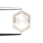 2.30ct 9.78x7.56x3.80mm Hexagon Rosecut 27536 - 46 - Lelya - bespoke engagement and wedding rings made in Scotland, UK