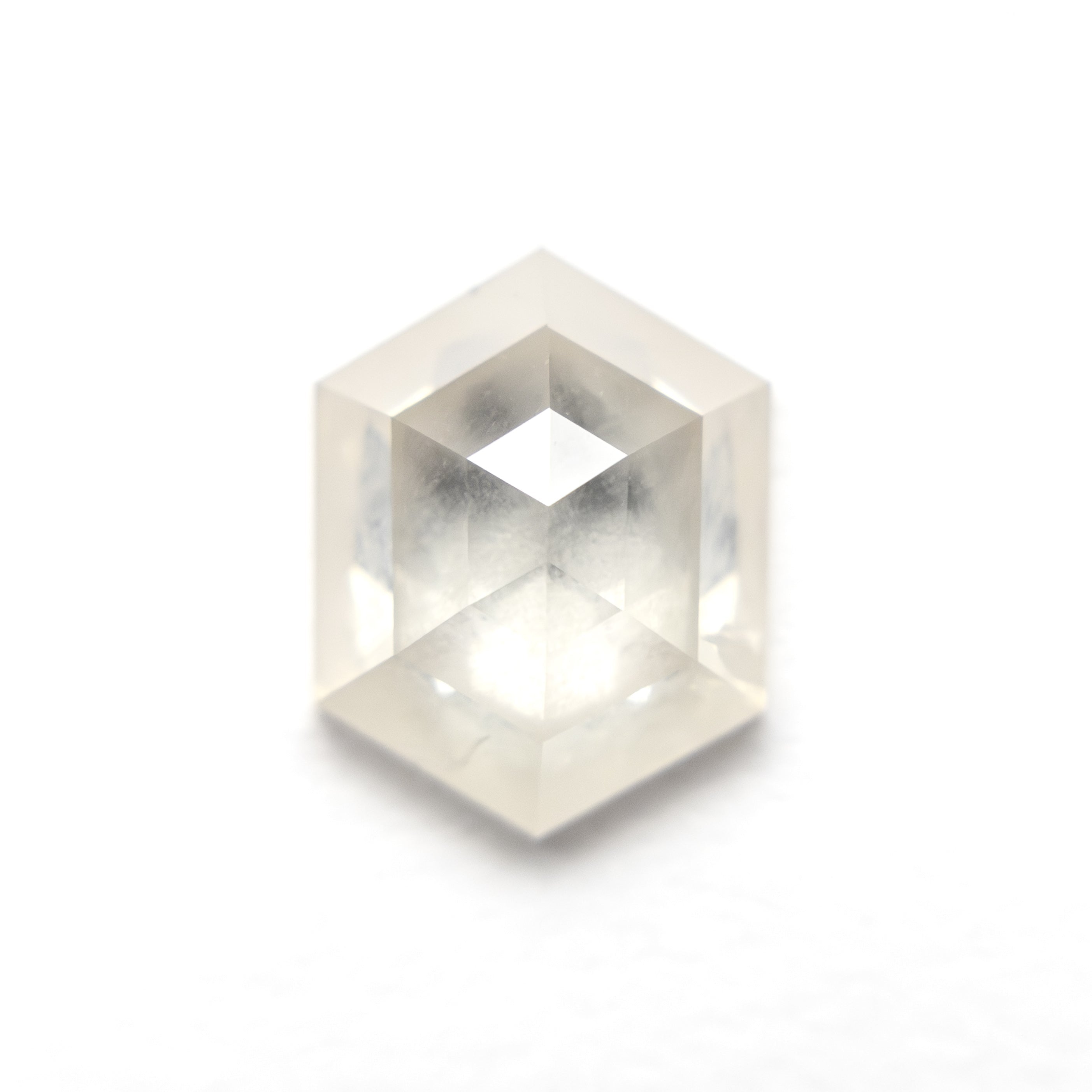 2.30ct 9.78x7.56x3.80mm Hexagon Rosecut 27536 - 46 - Lelya - bespoke engagement and wedding rings made in Scotland, UK