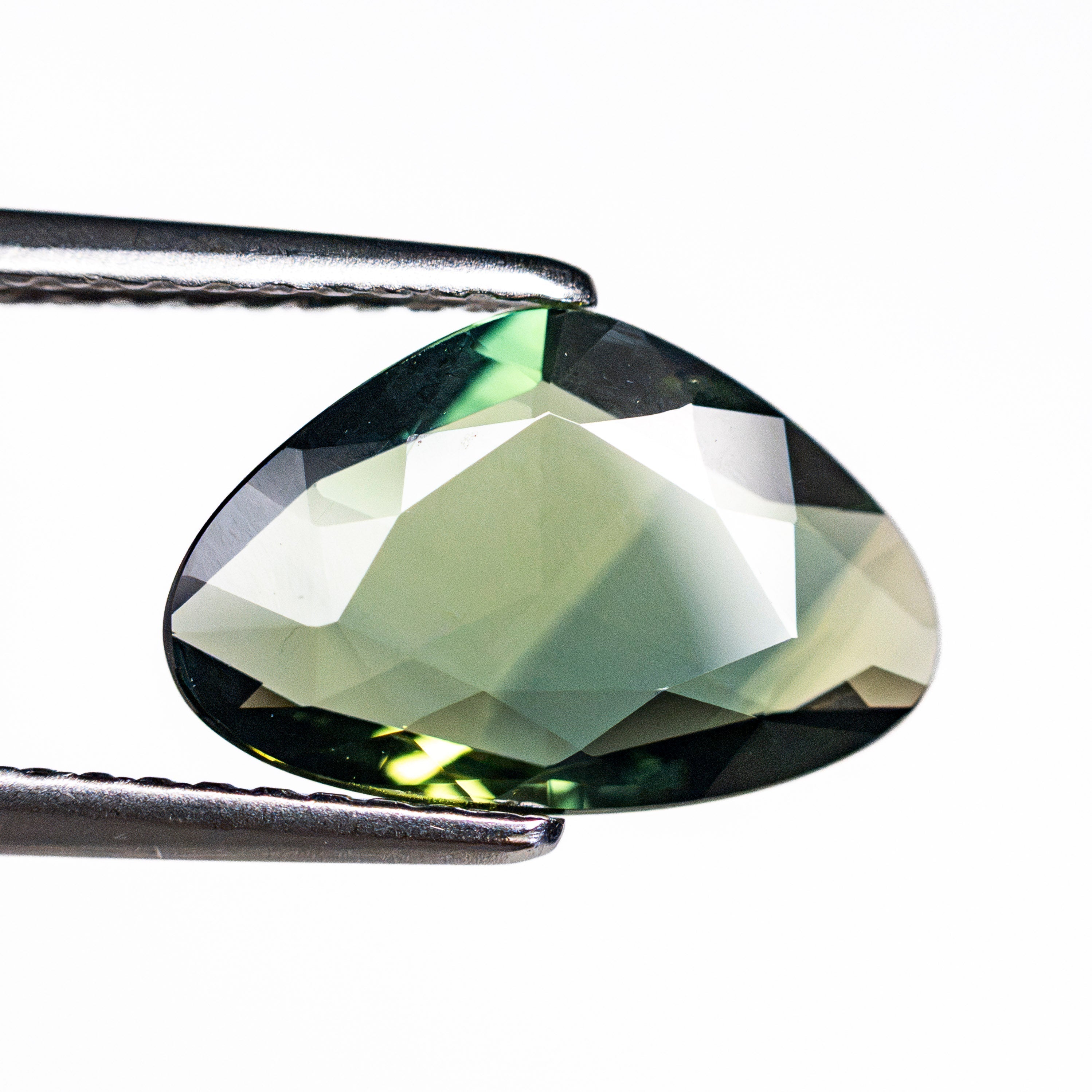 2.34ct 7.68x11.84x2.85mm Pear Double Cut Sapphire 28298-11 - Lelya - bespoke engagement and wedding rings made in Scotland, UK