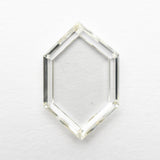 2.37ct 13.28x8.43x2.07mm SI2 O-P Hexagon Portrait Cut 21688-01 - Lelya - bespoke engagement and wedding rings made in Scotland, UK