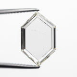 2.37ct 13.28x8.43x2.07mm SI2 O-P Hexagon Portrait Cut 21688-01 - Lelya - bespoke engagement and wedding rings made in Scotland, UK