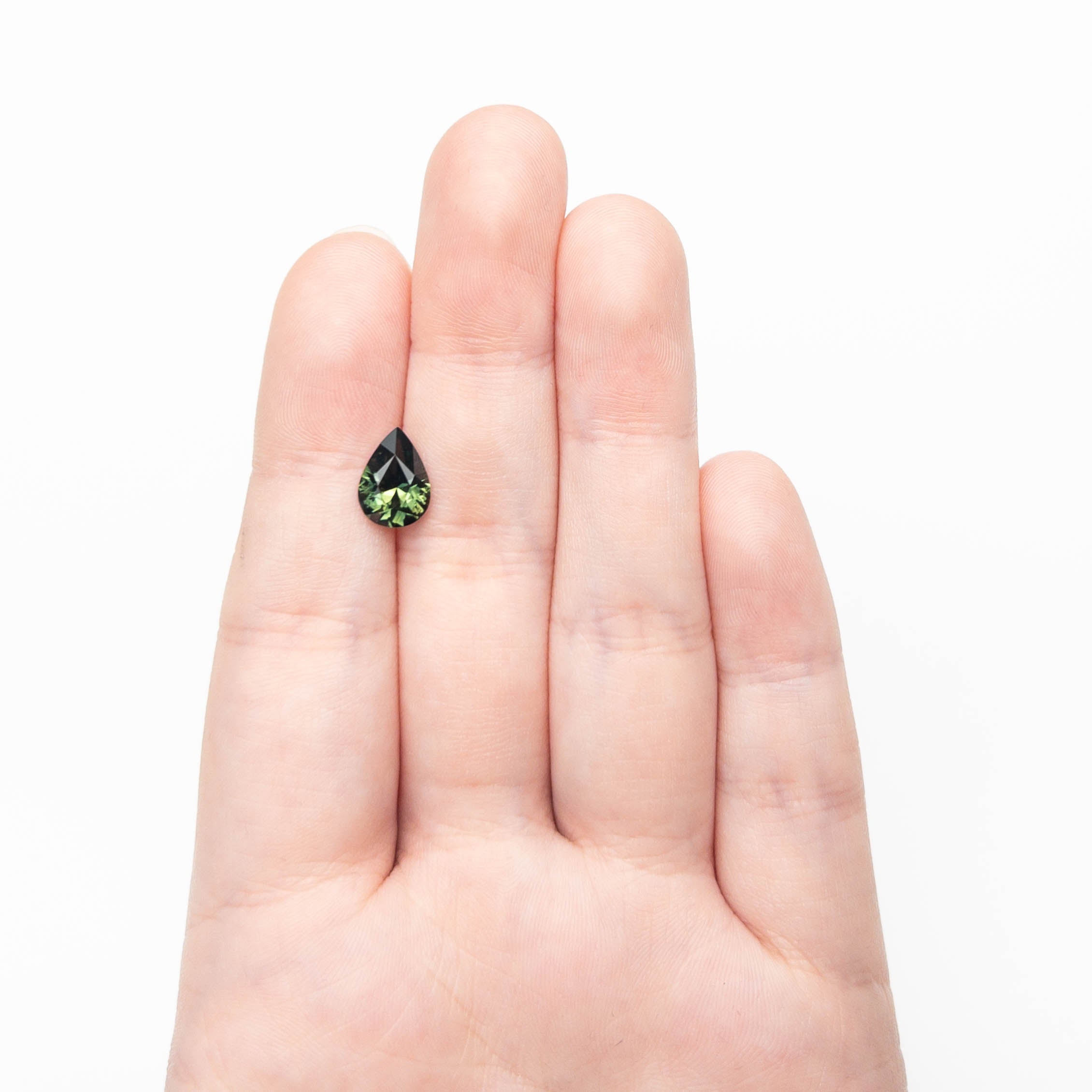 2.40ct 10.56x7.54x4.86mm Pear Brilliant Sapphire 27148 - 01 - Lelya - bespoke engagement and wedding rings made in Scotland, UK