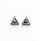 0.39cttw 4.10x3.52x2.03mm 4.09x3.56x2.18mm Triangle Rosecut Matching Pair 24468-01