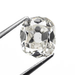 2.52ct 9.41x8.12x3.97mm SI1 K Antique Old Mine Cut 28037-01 - Lelya - bespoke engagement and wedding rings made in Scotland, UK