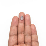 2.55ct 10.72x7.30x4.22mm Pear Double Cut 27223-41 - Lelya - bespoke engagement and wedding rings made in Scotland, UK