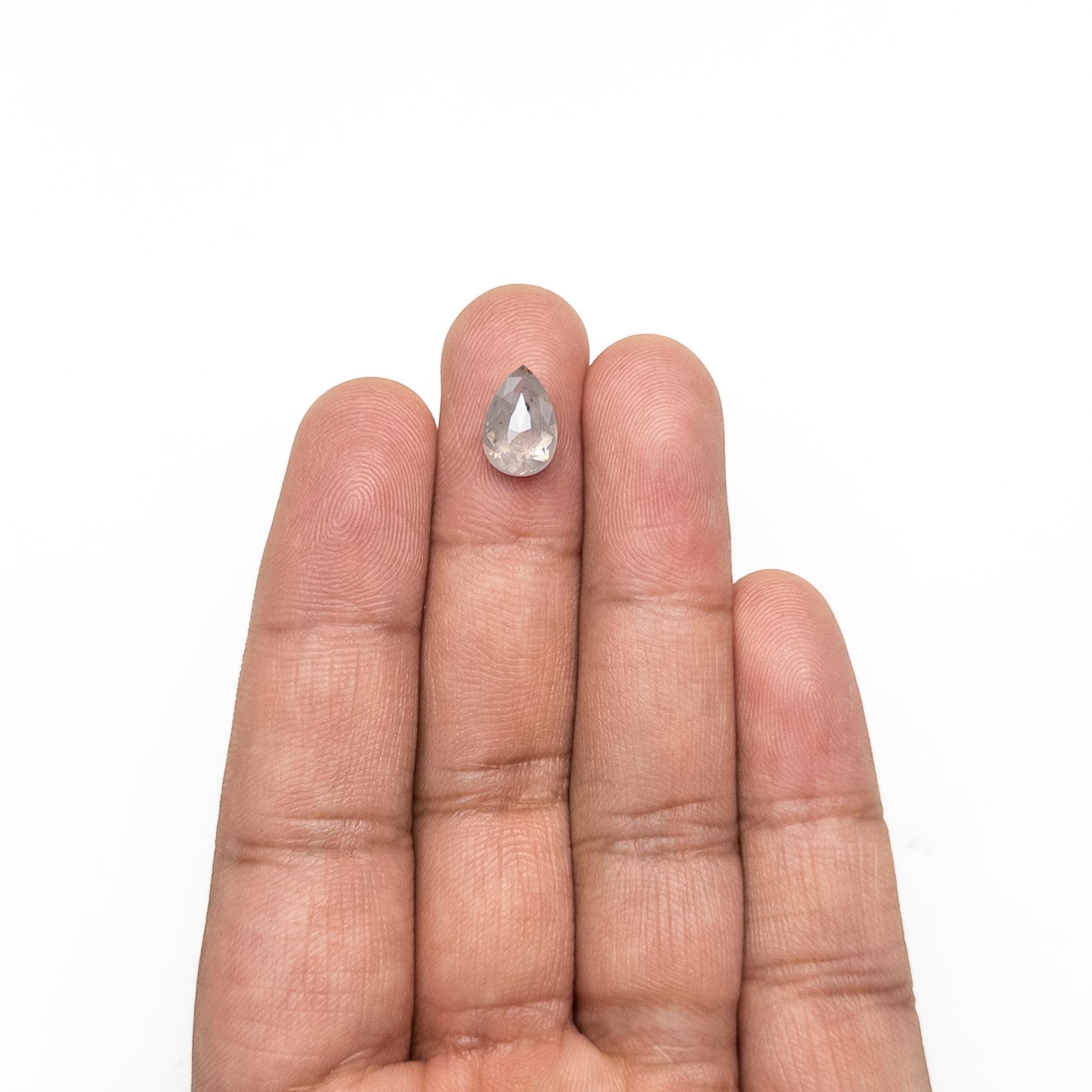 2.55ct 10.72x7.30x4.22mm Pear Double Cut 27223-41 - Lelya - bespoke engagement and wedding rings made in Scotland, UK