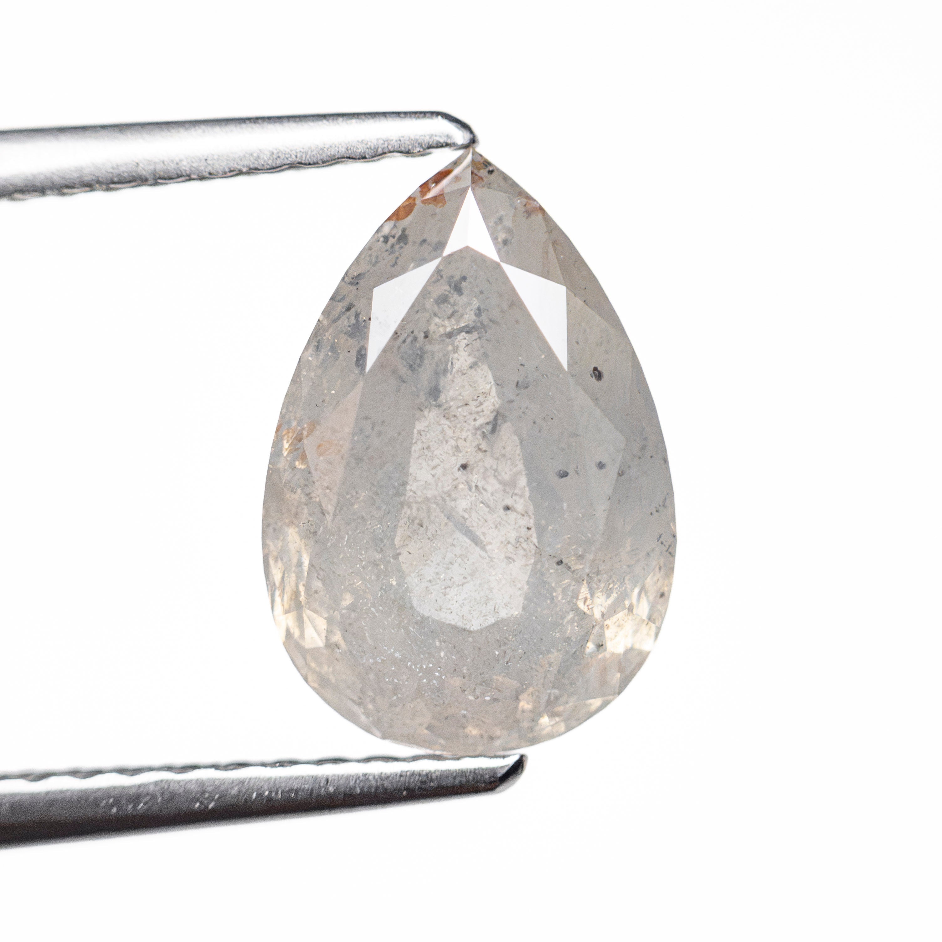 2.55ct 10.72x7.30x4.22mm Pear Double Cut 27223-41 - Lelya - bespoke engagement and wedding rings made in Scotland, UK