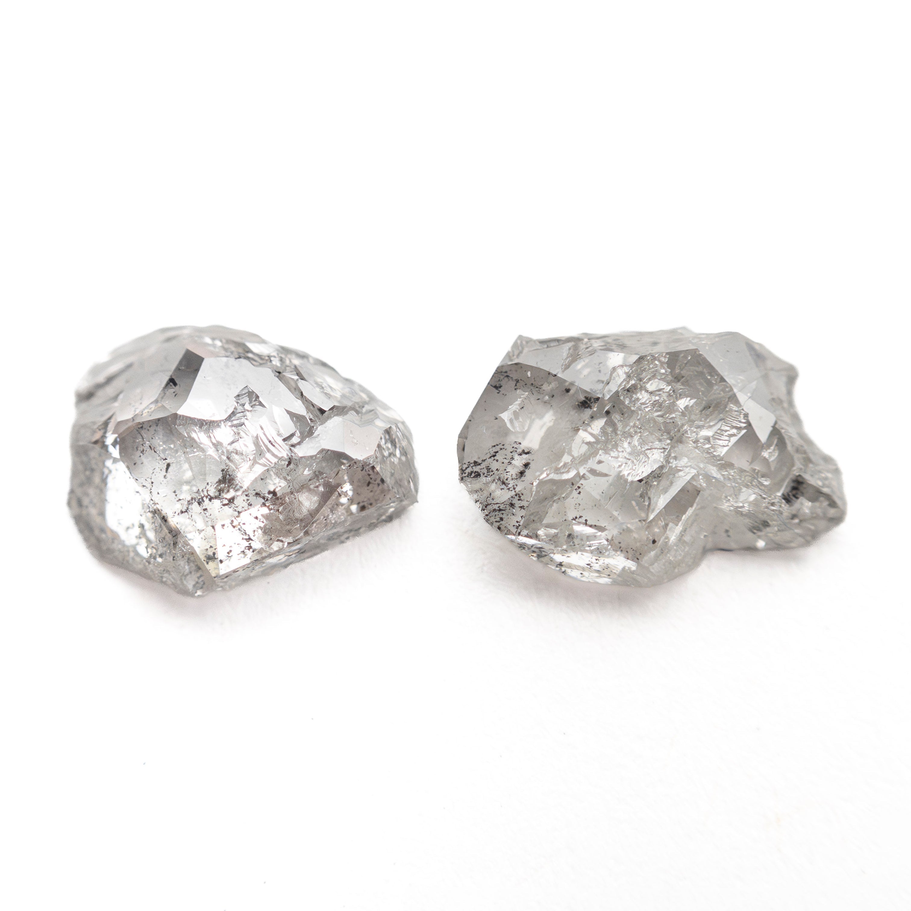 2.55cttw 2pc 7.93x6.39x3.01mm 8.60x6.19x2.94mm Polished Raw Diamond Matching Pair 🇨🇦 27698 - 01 - Lelya - bespoke engagement and wedding rings made in Scotland, UK