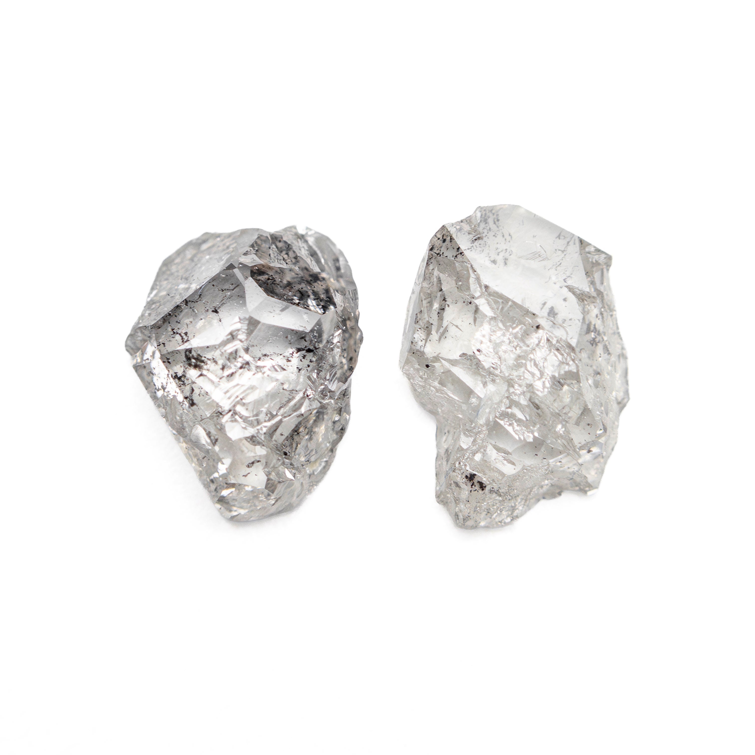 2.55cttw 2pc 7.93x6.39x3.01mm 8.60x6.19x2.94mm Polished Raw Diamond Matching Pair 🇨🇦 27698 - 01 - Lelya - bespoke engagement and wedding rings made in Scotland, UK