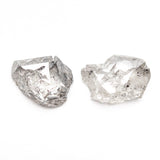 2.55cttw 2pc 7.93x6.39x3.01mm 8.60x6.19x2.94mm Polished Raw Diamond Matching Pair 🇨🇦 27698 - 01 - Lelya - bespoke engagement and wedding rings made in Scotland, UK