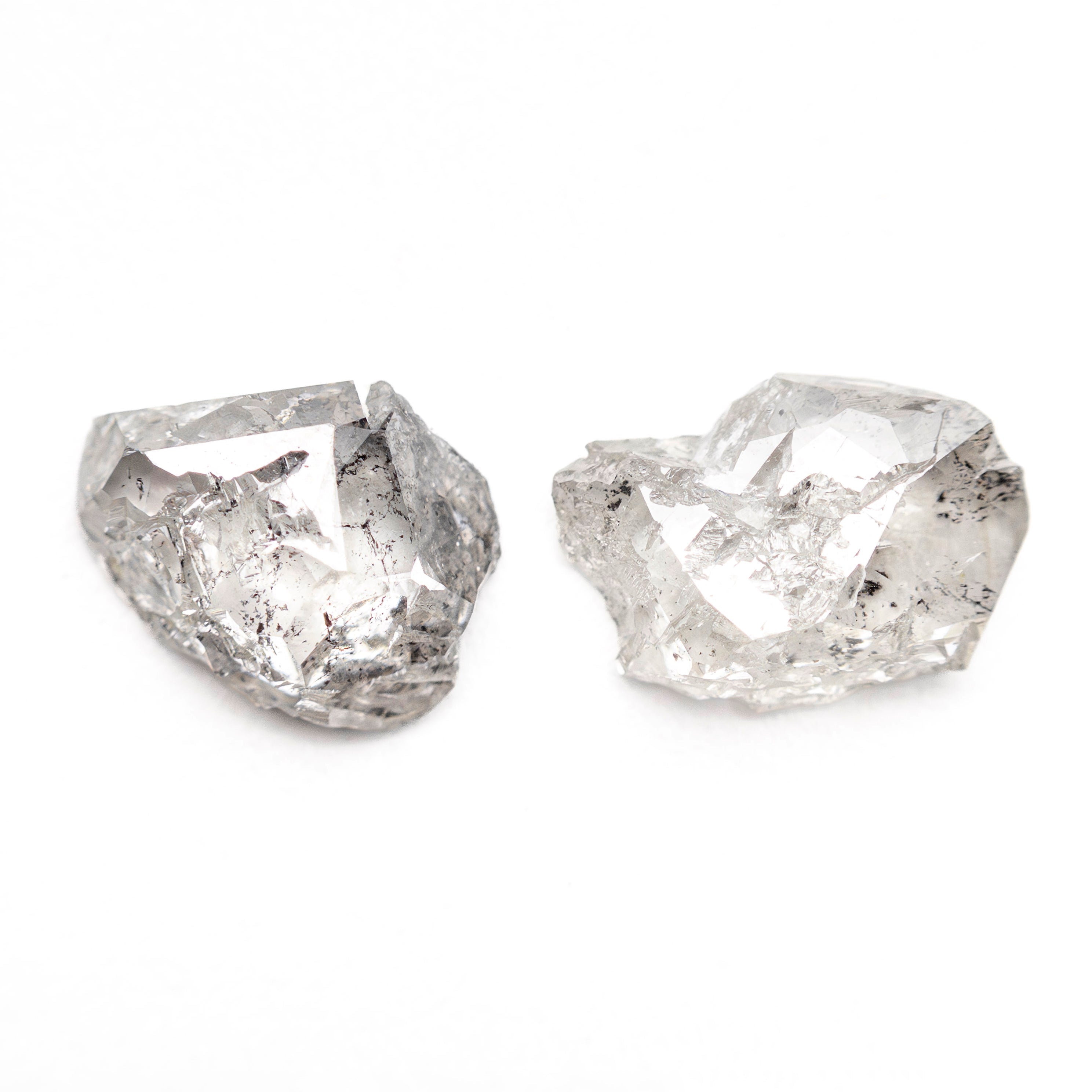 2.55cttw 2pc 7.93x6.39x3.01mm 8.60x6.19x2.94mm Polished Raw Diamond Matching Pair 🇨🇦 27698 - 01 - Lelya - bespoke engagement and wedding rings made in Scotland, UK