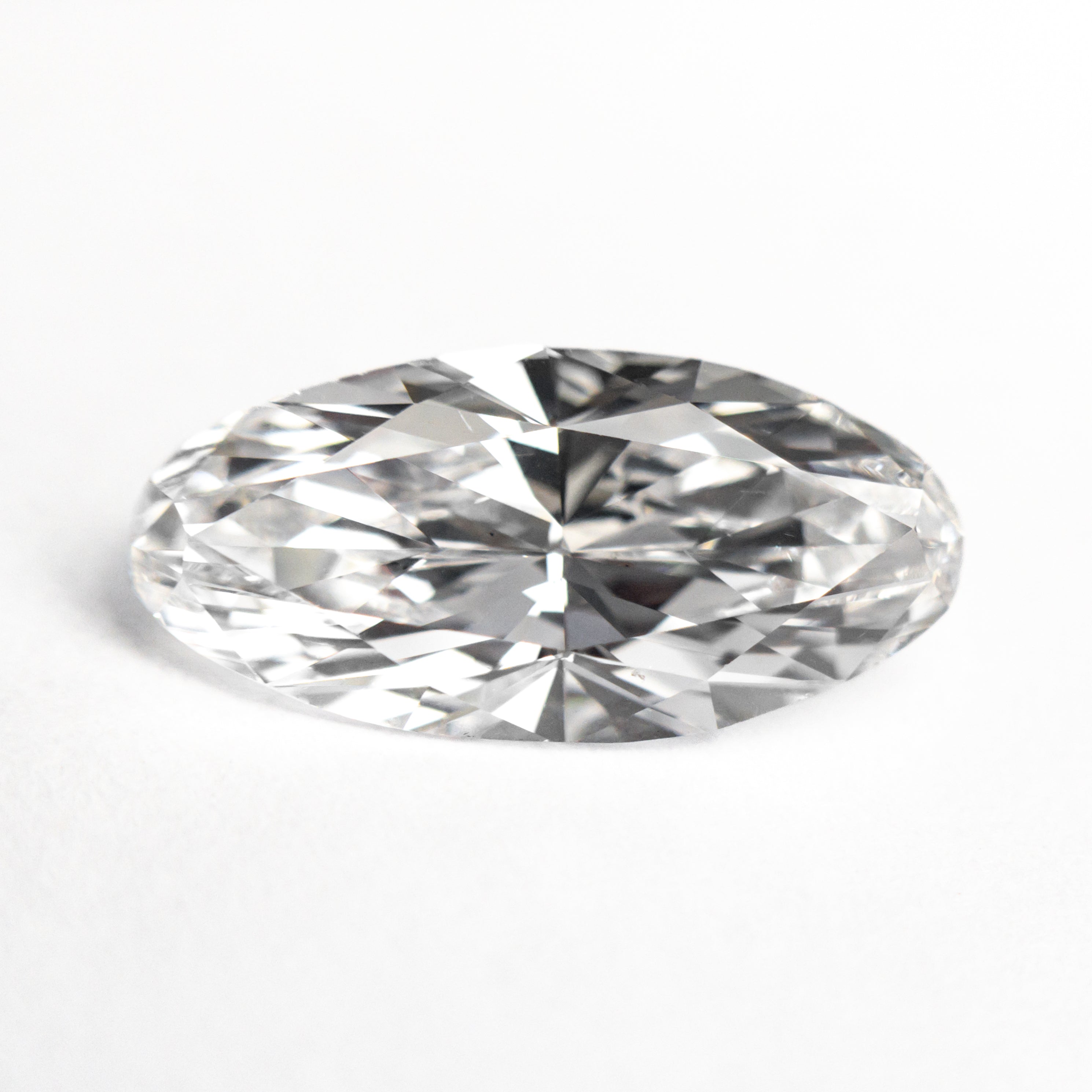 2.56ct 14.14x6.69x4.10mm GIA VS2 D Moval Brilliant 26663 - 01 - Lelya - bespoke engagement and wedding rings made in Scotland, UK