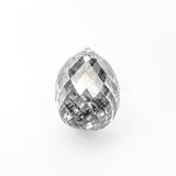 2.56ct 7.74x6.29x6.27mm Briolette Cut 🇨🇦 28155-01 - Lelya - bespoke engagement and wedding rings made in Scotland, UK