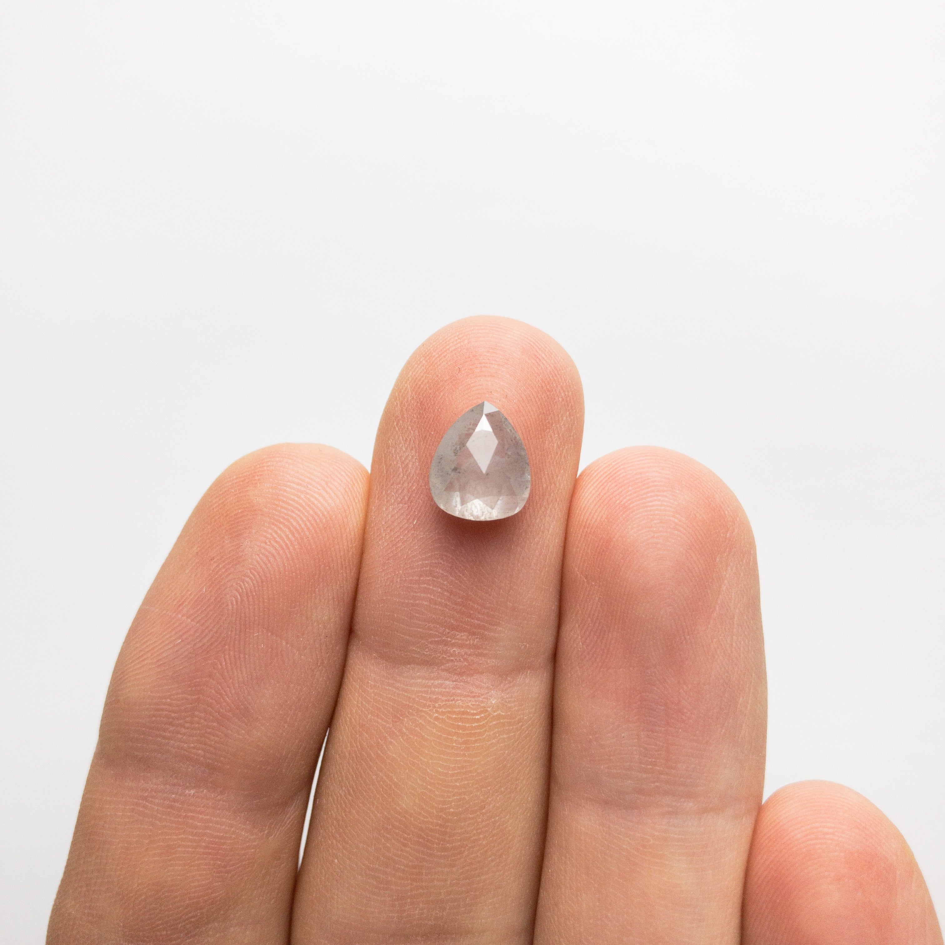 2.59ct 9.03x7.69x4.12mm Pear Double Cut 18386 - 19 - Lelya - bespoke engagement and wedding rings made in Scotland, UK