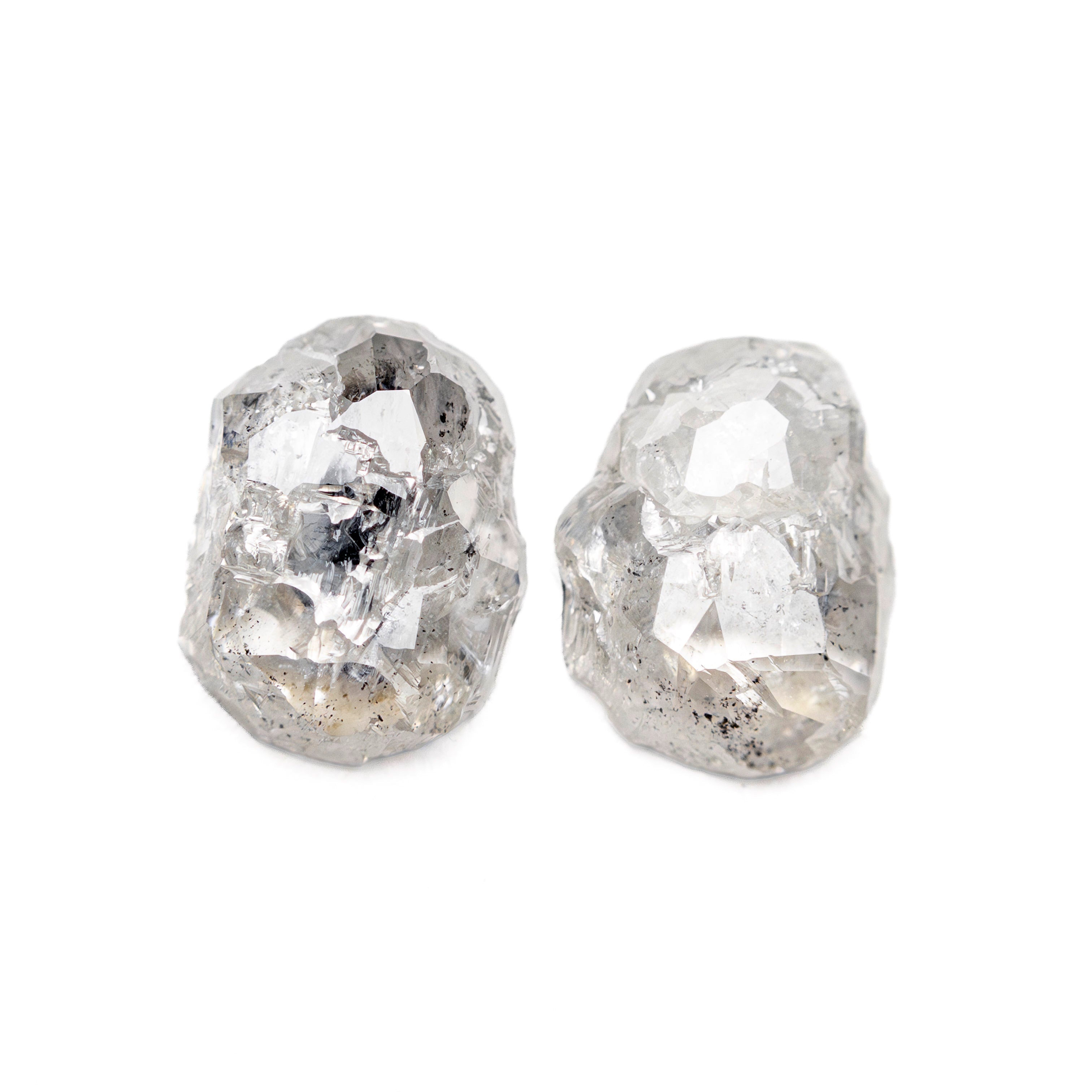 2.64cttw 2pc 8.43x6.30x2.70mm 8.28x6.45x2.69mm Polished Raw Diamond Matching Pair 🇨🇦 27704 - 01 - Lelya - bespoke engagement and wedding rings made in Scotland, UK