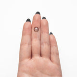 1.56ct 8.53x8.52x2.41mm Round Rosecut Sapphire 27744-03