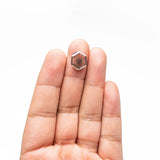 4.40ct 12.17x11.05x2.70mm Hexagon Portrait Cut 27785-01