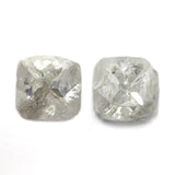 3.22cttw 2pc 6.67x6.61x4.21mm 7.10x7.30x4.48mm Polished Raw Diamond Matching Pair 🇨🇦 27959-01