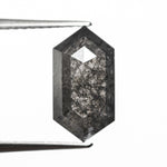 2.87ct 11.74x6.26x3.89mm Hexagon Rosecut 27548 - 05 - Lelya - bespoke engagement and wedding rings made in Scotland, UK