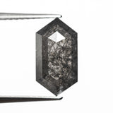 2.87ct 11.74x6.26x3.89mm Hexagon Rosecut 27548 - 05 - Lelya - bespoke engagement and wedding rings made in Scotland, UK