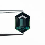 3.01ct 9.60x7.03x5.27mm Hexagon Step Cut Sapphire 26511 - 01 - Lelya - bespoke engagement and wedding rings made in Scotland, UK