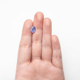 3.03ct 10.02x7.28x4.82mm Oval Brilliant Sapphire 28234-01 - Lelya - bespoke engagement and wedding rings made in Scotland, UK