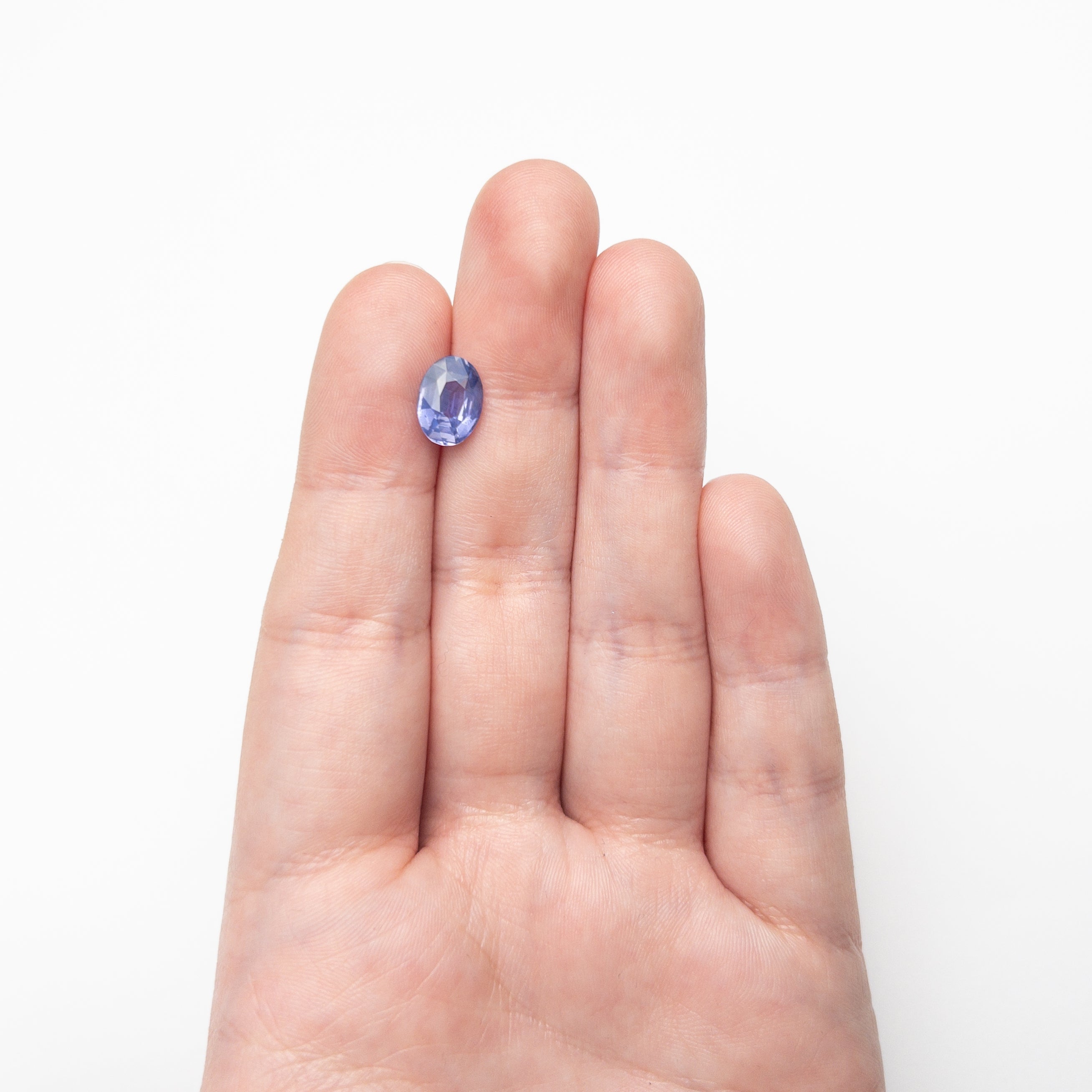 3.03ct 10.02x7.28x4.82mm Oval Brilliant Sapphire 28234-01 - Lelya - bespoke engagement and wedding rings made in Scotland, UK