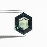 3.04ct 9.36x7.45x5.19mm Hexgon Step Cut Sapphire 22765 - 01 - Lelya - bespoke engagement and wedding rings made in Scotland, UK