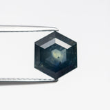 3.05ct 8.60x7.33x5.68mm Hexagon Step Cut Sapphire 20983-01 - Lelya - bespoke engagement and wedding rings made in Scotland, UK