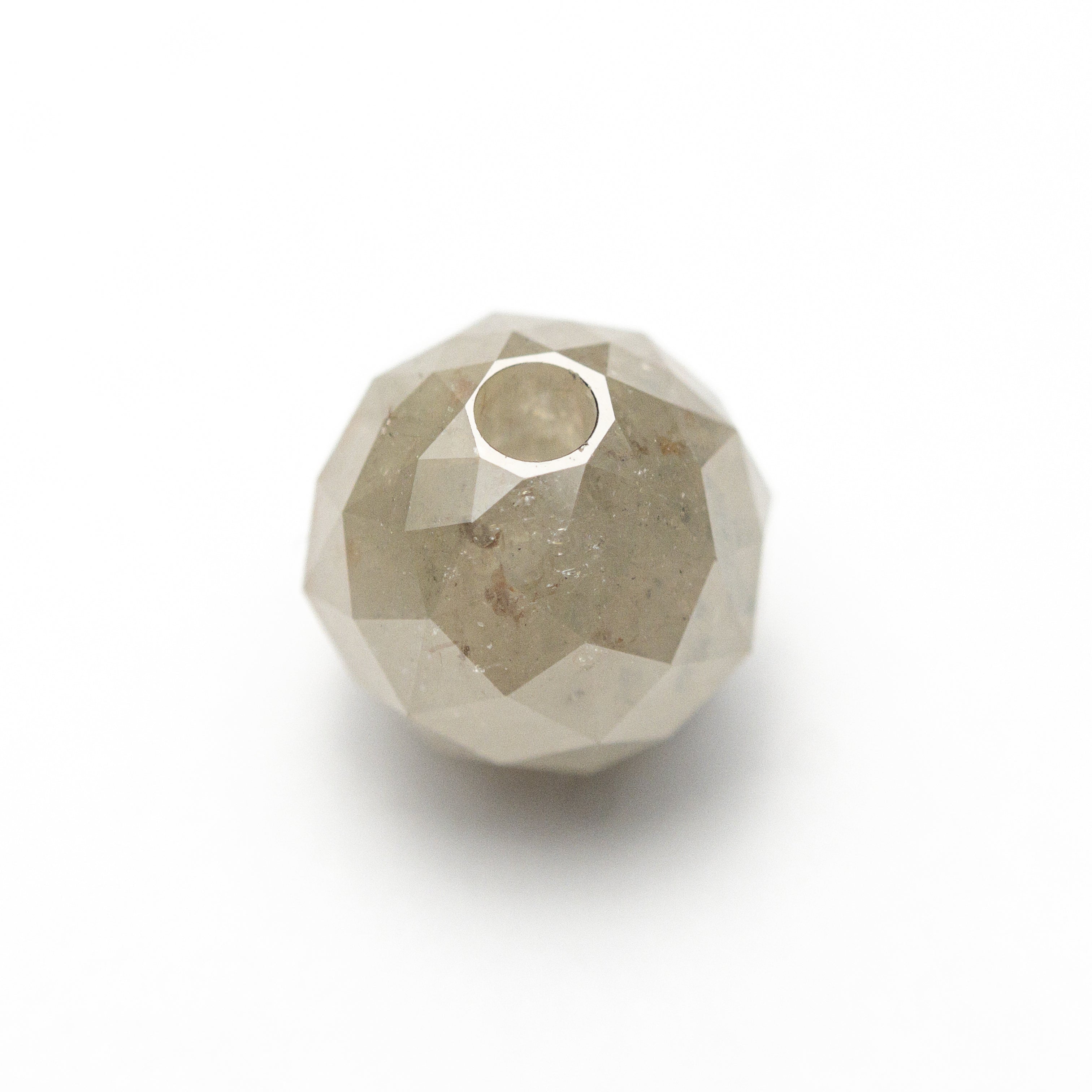 3.09ct 6.98x7.28x7.07mm Faceted Bead 26554 - 01 - Lelya - bespoke engagement and wedding rings made in Scotland, UK