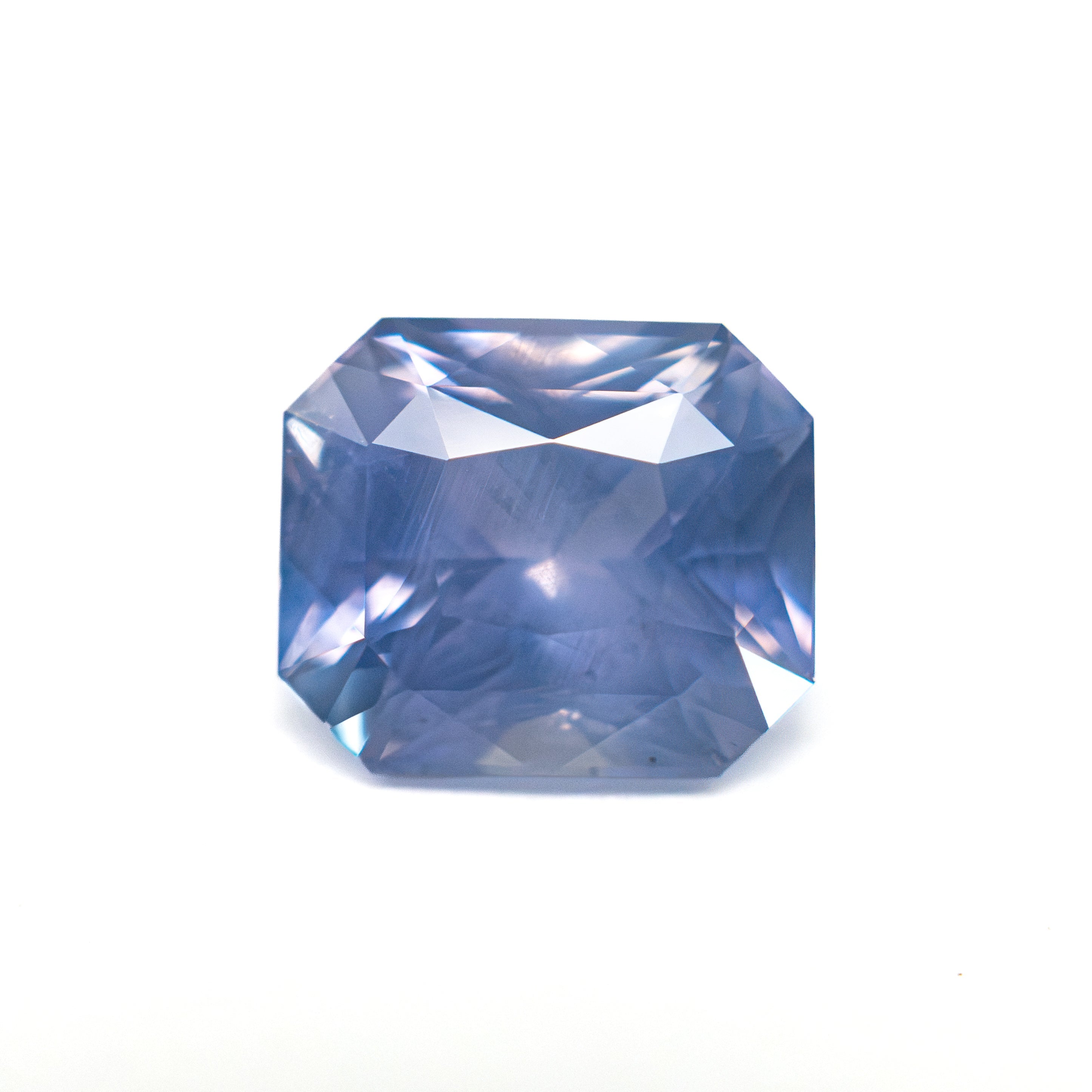 3.09ct 8.76x7.51x5.08mm Cut Corner Rectangle Brilliant Sapphire 28250-01 - Lelya - bespoke engagement and wedding rings made in Scotland, UK