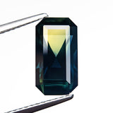 3.11ct 11.33x6.15x4.75mm Cut Corner Rectangle Step Cut Sapphire 26723 - 01 - Lelya - bespoke engagement and wedding rings made in Scotland, UK