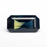 3.11ct 11.33x6.15x4.75mm Cut Corner Rectangle Step Cut Sapphire 26723 - 01 - Lelya - bespoke engagement and wedding rings made in Scotland, UK
