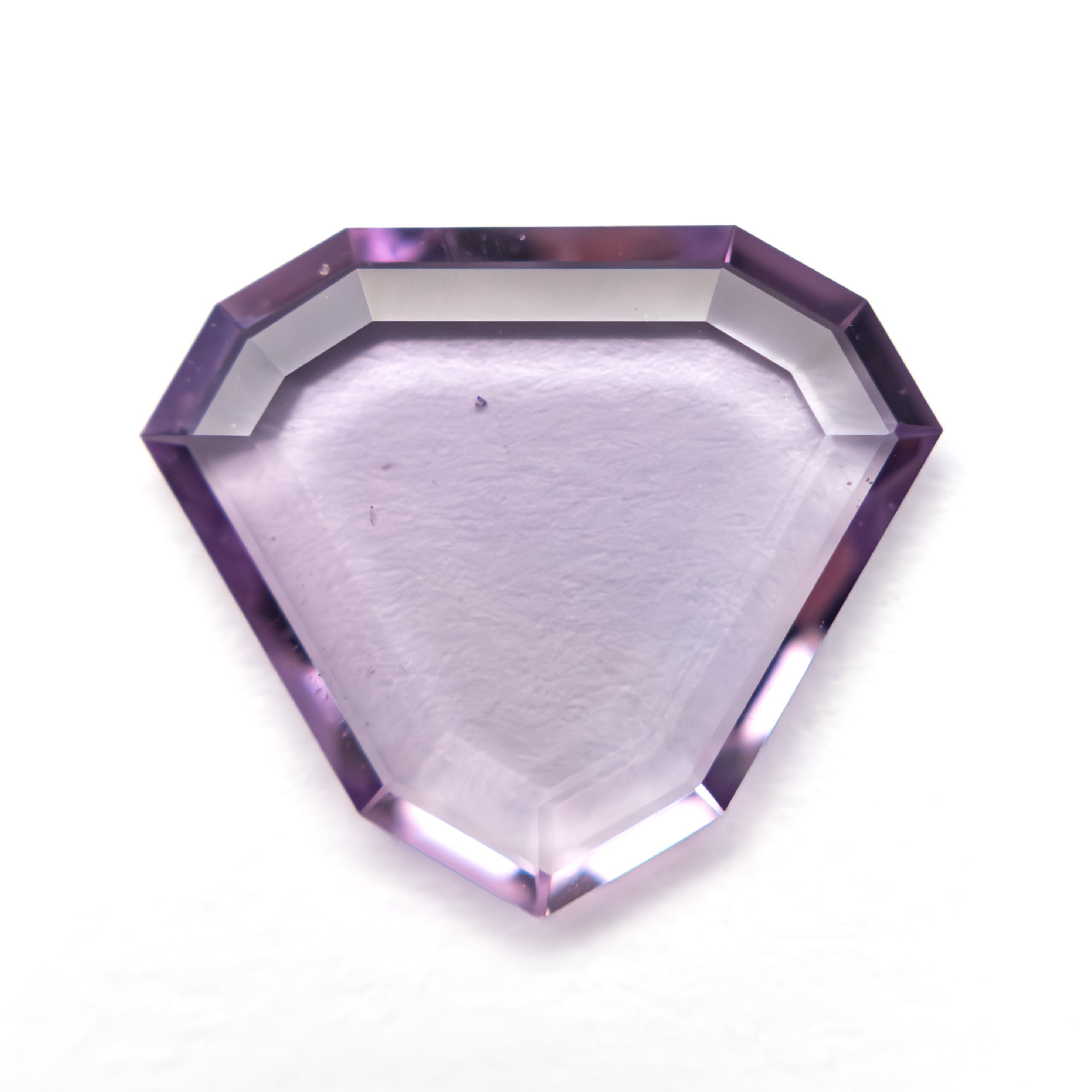 3.11ct 11.52x13.30x1.94mm Shield Portrait Cut Sapphire 27740-10 - Lelya - bespoke engagement and wedding rings made in Scotland, UK