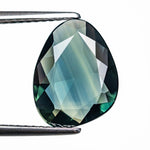 3.11ct 12.12x9.62x2.85mm Amorphous Double Cut Sapphire 28298-14 - Lelya - bespoke engagement and wedding rings made in Scotland, UK