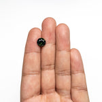 3.14ct 8.86x8.89x5.62mm Round Brilliant Sapphire 26625 - 03 - Lelya - bespoke engagement and wedding rings made in Scotland, UK
