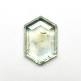 3.24ct 11.77x8.12x2.79mm Hexagon Step Cut Sapphire 22434 - 118 - Lelya - bespoke engagement and wedding rings made in Scotland, UK