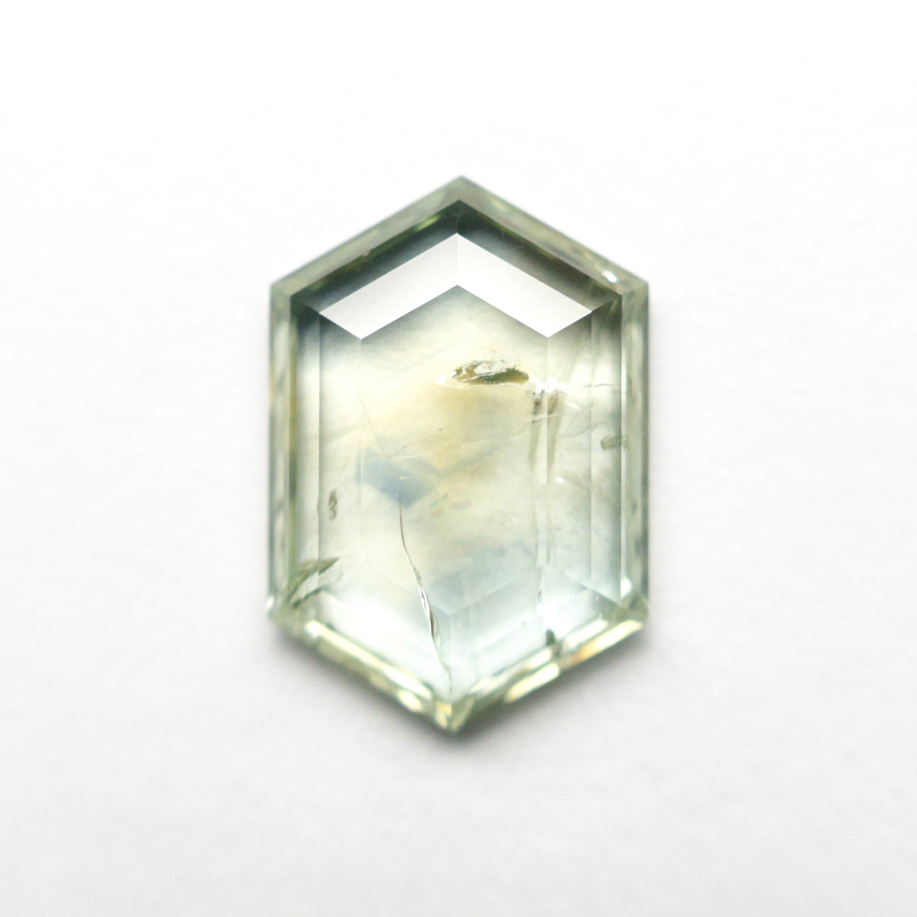 3.24ct 11.77x8.12x2.79mm Hexagon Step Cut Sapphire 22434 - 118 - Lelya - bespoke engagement and wedding rings made in Scotland, UK