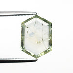3.24ct 11.77x8.12x2.79mm Hexagon Step Cut Sapphire 22434 - 118 - Lelya - bespoke engagement and wedding rings made in Scotland, UK
